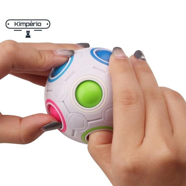 Imagem de Fidget Toys Bola Mágica Brinquedos 3D Sensorial Pop It Anti Stress Cubo Mágico Rainbow Magic Cube Plástico