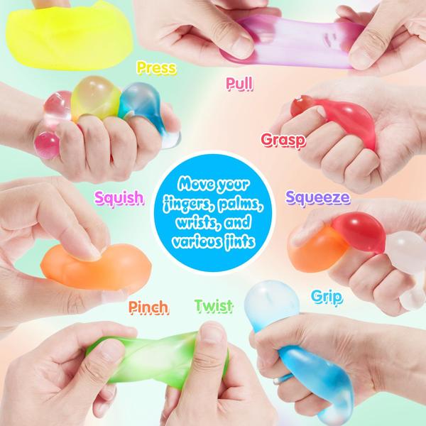 Imagem de Fidget Toys MozKkiz Stress Balls Ice Squishy Stress Cube