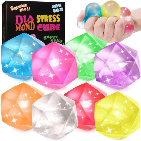 Imagem de Fidget Toys MozKkiz Stress Balls Ice Squishy Stress Cube