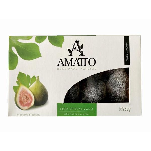 Figo Cristalizado Amatto 250g Imagem de Figo Cristalizado Amatto 250g