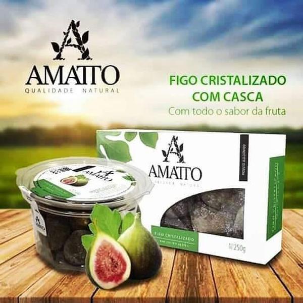Figo Cristalizado Amatto 250g Imagem de Figo Cristalizado Amatto 250g