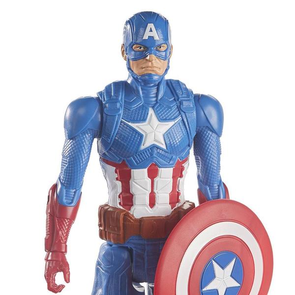 Imagem de Figura Articulada - Capitão América - Titan Hero - Vingadores - Marvel - Hasbro