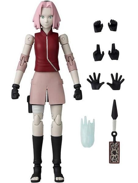 Figura Articulada Haruno Sakura Com Acessórios - Naruto Shippuden - Anime Heroes - Bandai - Fun Imagem de Figura Articulada Haruno Sakura Com Acessórios - Naruto Shippuden - Anime Heroes - Bandai