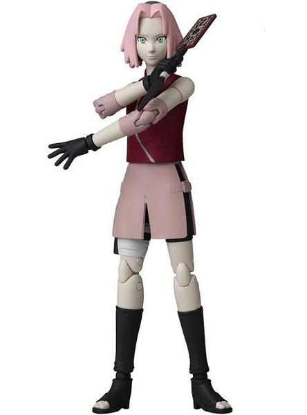 Figura Articulada Haruno Sakura Com Acessórios - Naruto Shippuden - Anime Heroes - Bandai - Fun Imagem de Figura Articulada Haruno Sakura Com Acessórios - Naruto Shippuden - Anime Heroes - Bandai