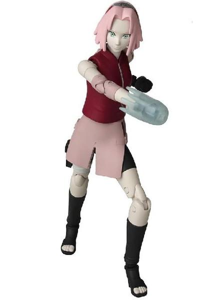 Figura Articulada Haruno Sakura Com Acessórios - Naruto Shippuden - Anime Heroes - Bandai - Fun Imagem de Figura Articulada Haruno Sakura Com Acessórios - Naruto Shippuden - Anime Heroes - Bandai