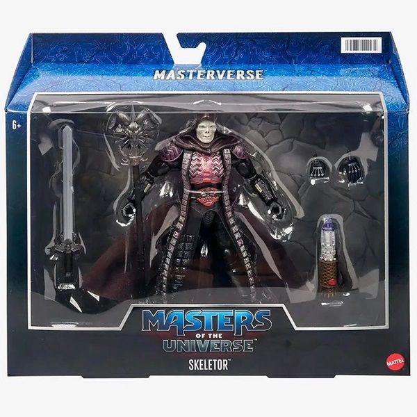 Imagem de Figura Articulada Retrô Esqueleto Deluxe Masterverse 18Cm Com Acessórios  He-Man Masters Of The Universe - Mattel