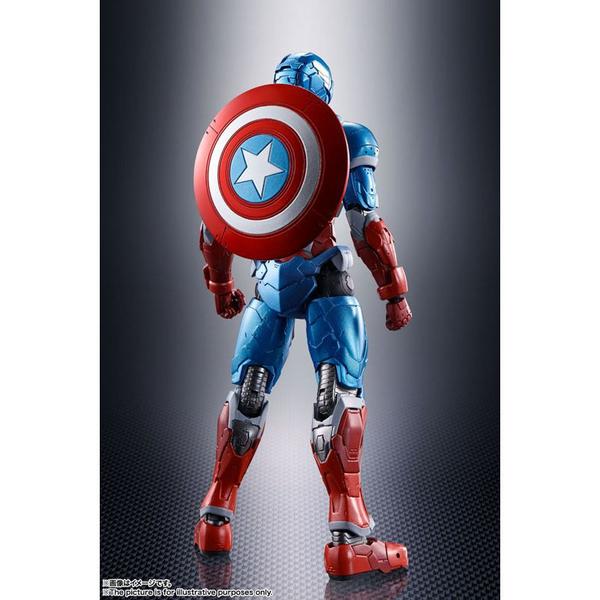 Imagem de Figura Captain America Tech-on Avengers - Marvel - SH Figuarts - Bandai Oficial