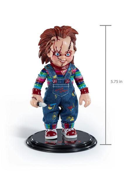 Imagem de Figura: Coleção Noble Horror Chucky Bendy, 15cm