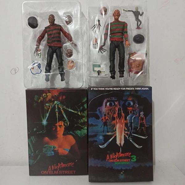 Imagem de Figura Colecionável Freddy Krueger - Brinquedo de Terror para Halloween e Presentes de Natal