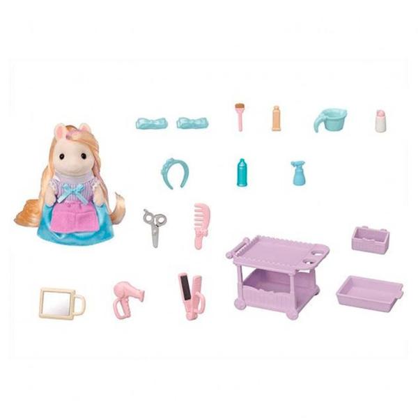 Figura com Acessório - Sylvanian Families - Cabeleireiro da Pônei - Epoch Magia Imagem de Figura com Acessório - Sylvanian Families - Cabeleireiro da Pônei - Epoch Magia
