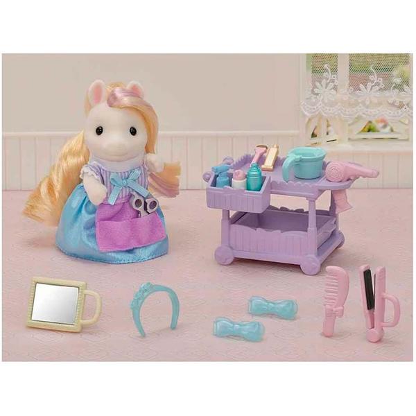 Figura com Acessório - Sylvanian Families - Cabeleireiro da Pônei - Epoch Magia Imagem de Figura com Acessório - Sylvanian Families - Cabeleireiro da Pônei - Epoch Magia