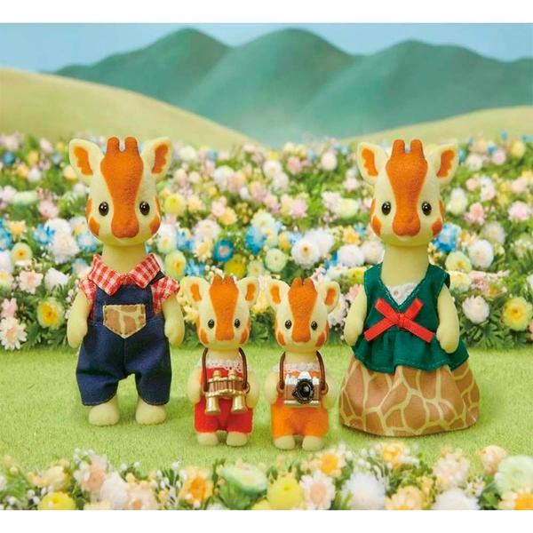 Imagem de Figura com Acessório - Sylvanian Families - Família Girafa - Epoch Magia