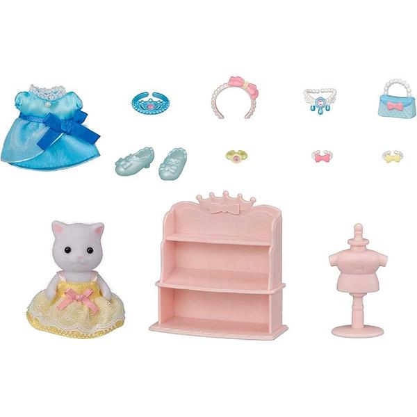 Imagem de Figura com Acessório - Sylvanian Families - Vestir de Princesa - Epoch Magia