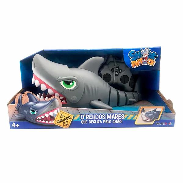 Imagem de Figura com Controle Remoto - Shark Attack Tubarão - Multikids