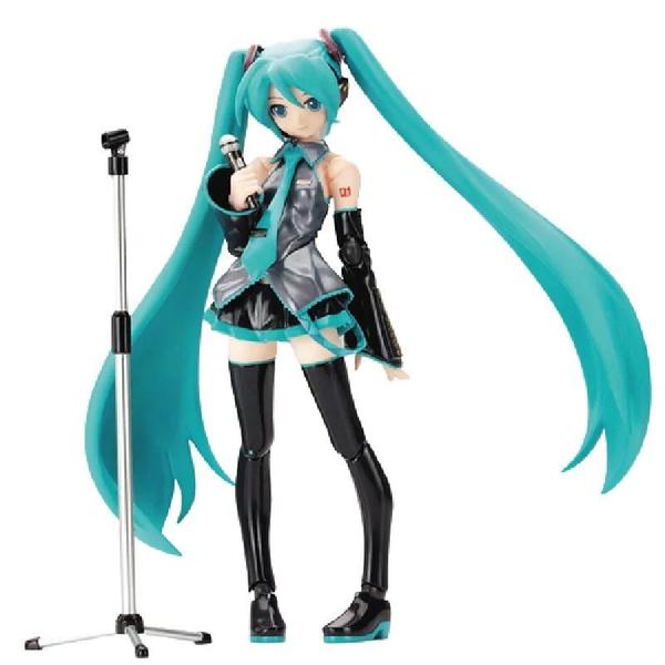 Imagem de Figura de Ação Anime Hatsune Miku 14cm - Articulada, com Face Trocável