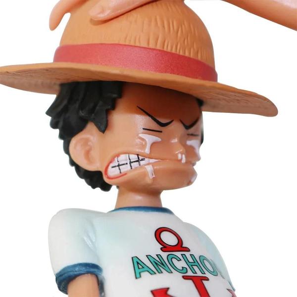 Imagem de Figura de Ação Anime One Piece 18cm - Shanks, Luffy, Sabo, Ace, Sanji e Zoro