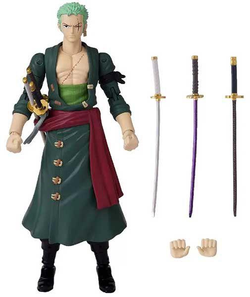 Imagem de Figura de Ação Articulada One Piece Roronoa Zoro Bandai