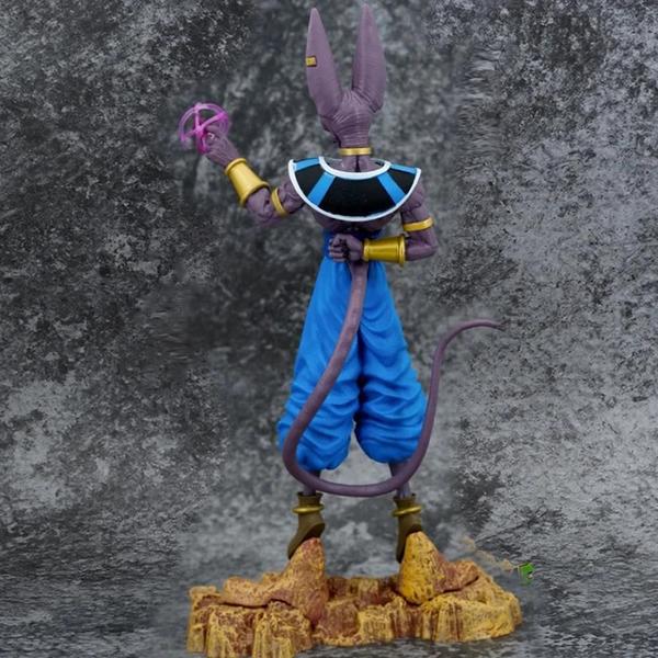 Figura de Ação Beerus Dragon Ball Z 30cm - Deus da Destruição - Brinquedo para Crianças Imagem de Figura de Ação Beerus Dragon Ball Z 30cm - Deus da Destruição - Brinquedo para Crianças