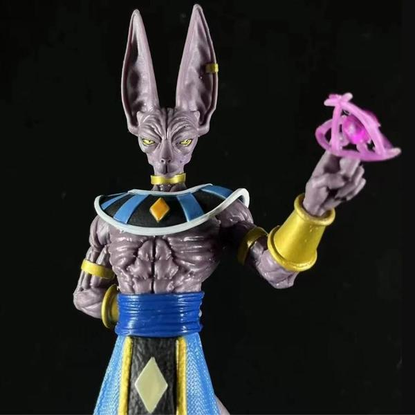 Figura de Ação Beerus Dragon Ball Z 30cm - Deus da Destruição - Brinquedo para Crianças Imagem de Figura de Ação Beerus Dragon Ball Z 30cm - Deus da Destruição - Brinquedo para Crianças
