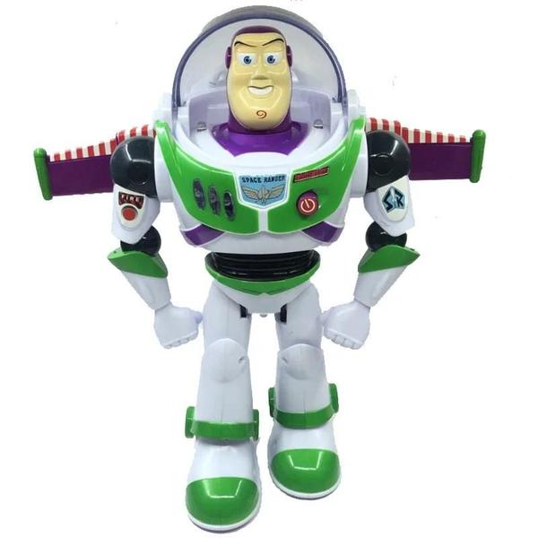 Imagem de Figura de Ação Buzz Lightyear Toy Story - Com Som, Luz, Asas e Catapulta