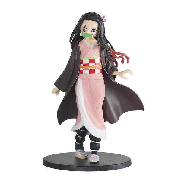 Figura de Ação Demon Slayer 16cm - Tanjirou, Zenitsu e Nezuko - PVC Imagem de Figura de Ação Demon Slayer 16cm - Tanjirou, Zenitsu e Nezuko - PVC