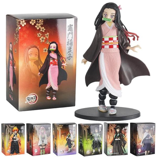Figura de Ação Demon Slayer 16cm - Tanjirou, Zenitsu e Nezuko - PVC Imagem de Figura de Ação Demon Slayer 16cm - Tanjirou, Zenitsu e Nezuko - PVC
