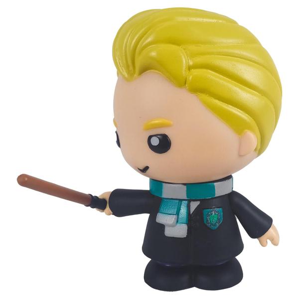 Imagem de Figura De Ação Draco Malfoy Boneco Articulado Decorativo Em Caixa Acrílica Coleção Harry Potter - Líder Brinquedos