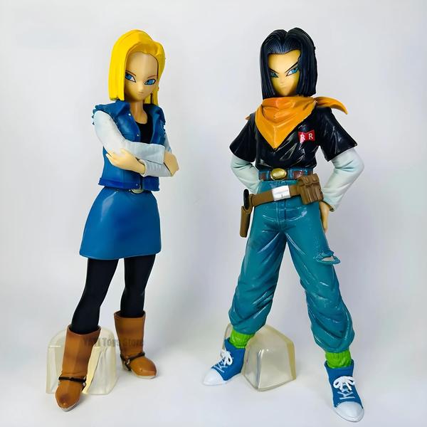 Imagem de Figura de Ação Dragon Ball Z - Android 17 e 18 (25cm) - PVC