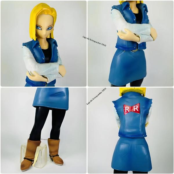 Imagem de Figura de Ação Dragon Ball Z - Android 17 e 18 (25cm) - PVC