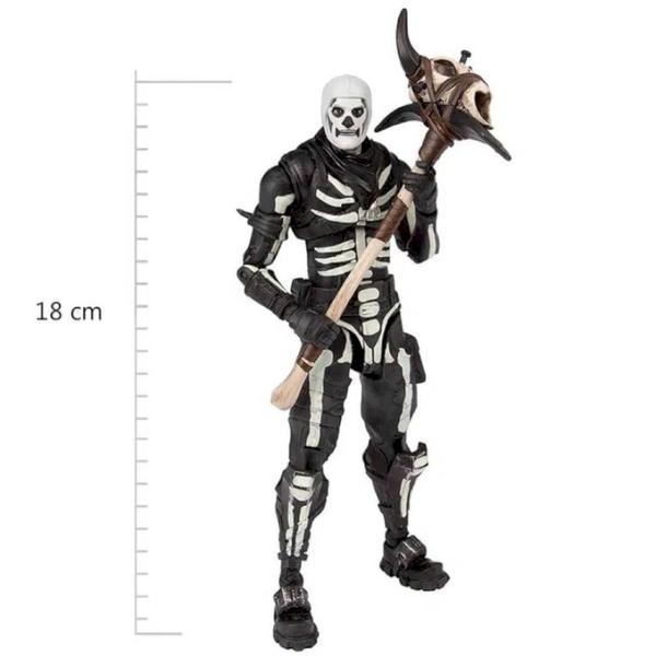 Imagem de Figura de acao fortnite skull trooper 17cm barao