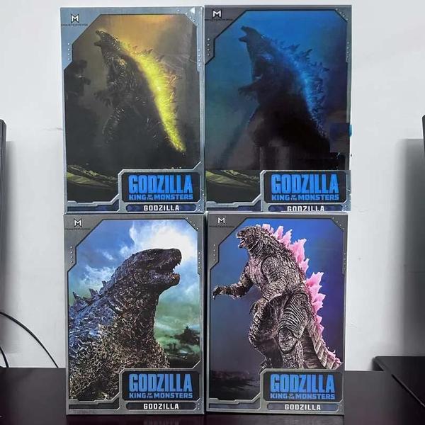 Imagem de Figura de Ação Godzilla Rei dos Monstros (16cm) - Rosa, Azul, Laranja e Preto