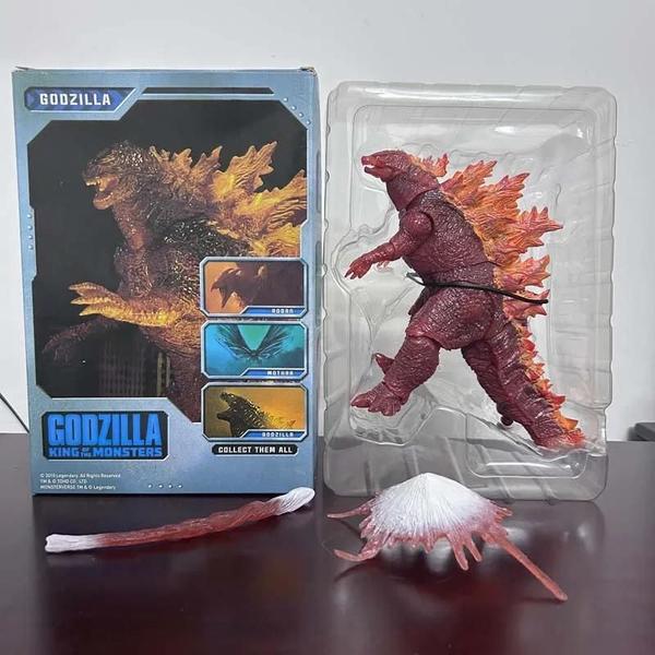 Imagem de Figura de Ação Godzilla Rei dos Monstros (16cm) - Rosa, Azul, Laranja e Preto