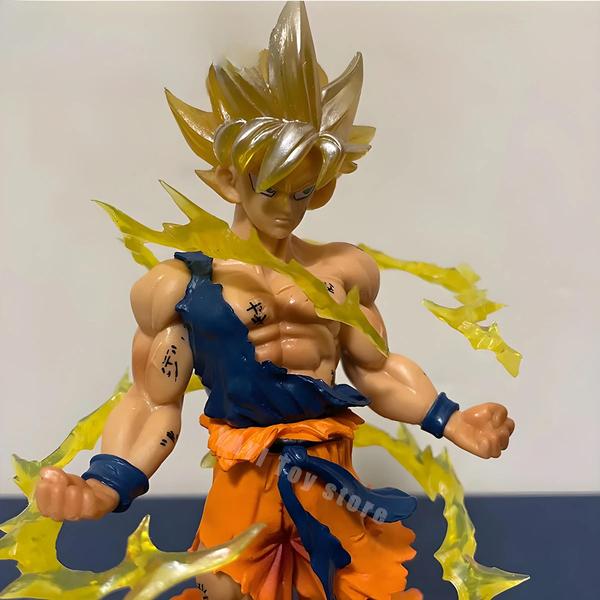 Imagem de Figura de Ação Goku Super Saiyajin 16cm - Dragon Ball - Colecionável para Crianças