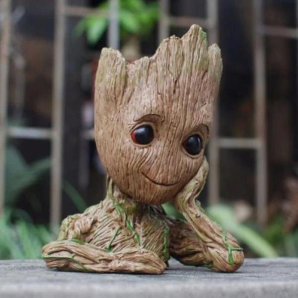 Imagem de Figura de Ação Groot - Vaso de Planta com Formato de Árvore