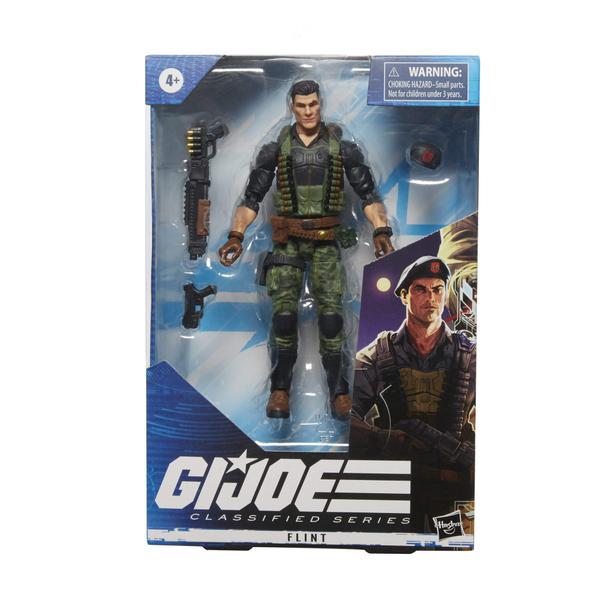 Imagem de Figura de Ação Hasbro G.I. Joe Série Classificada Flint  26, com Múltiplos Acessórios Escala de 6 Polegadas com Arte de Personalizado