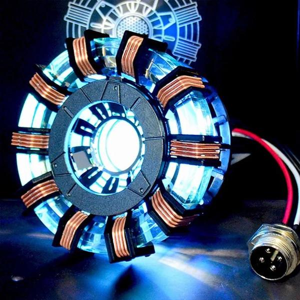 Imagem de Figura de Ação Homem de Ferro Mk1 - Arco Reator LED com Luz - Cosplay Tony Stark