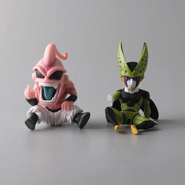 Imagem de Figura de Ação Kawaii Dragon Ball Z - Goku, Freeza, Boo e Cell - Brinquedo para Crianças