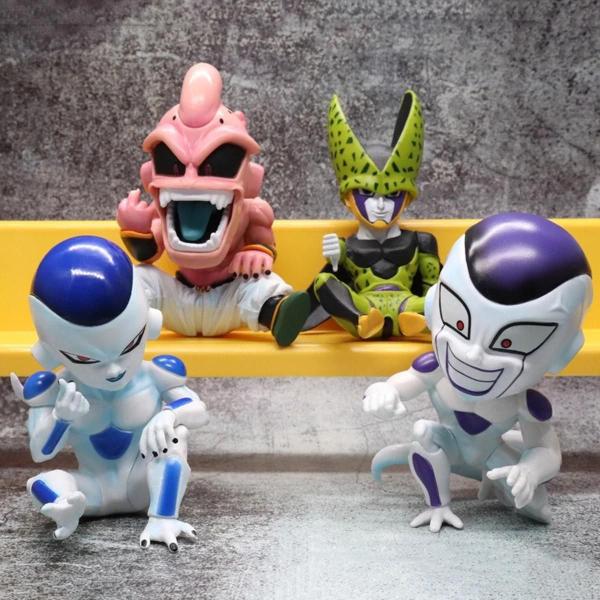 Imagem de Figura de Ação Kawaii Dragon Ball Z - Goku, Freeza, Boo e Cell - Brinquedo para Crianças