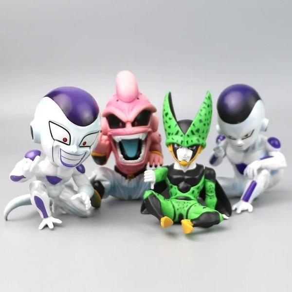 Imagem de Figura de Ação Kawaii Dragon Ball Z - Goku, Freeza, Boo e Cell - Brinquedo para Crianças