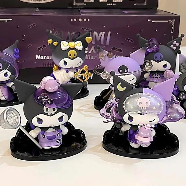 Imagem de Figura de Ação Kuromi Sanrio - Caixa Cega Série Lobisomem Kill - Brinquedo Surpresa