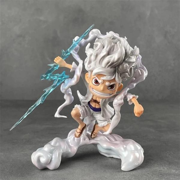 Imagem de Figura de Ação Luffy Gear 5 - One Piece - Modelo Nika Sun God