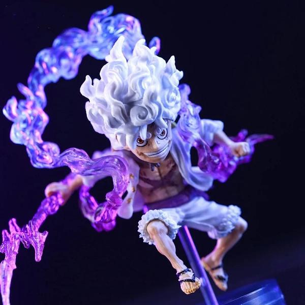 Imagem de Figura de Ação Luffy GEAR5 Nika - One Piece - 10cm - PVC