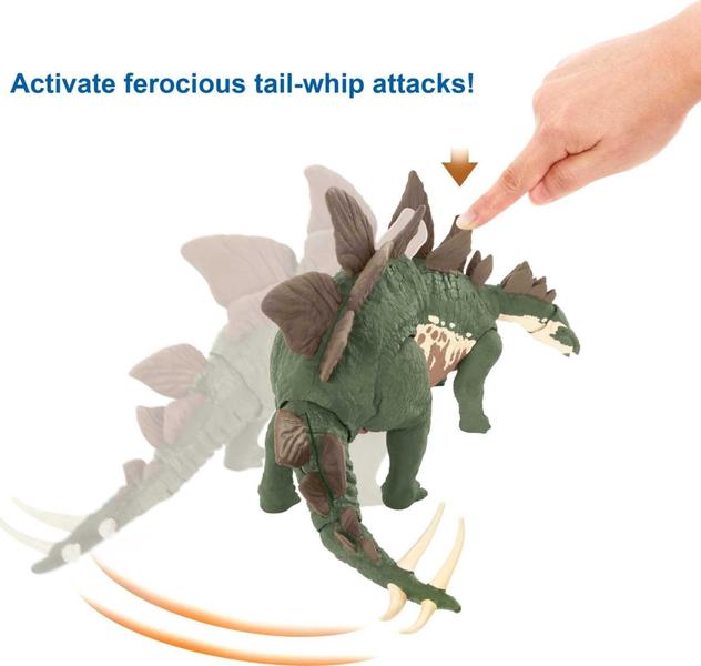 Imagem de Figura de ação Mattel Jurassic World Camp Cretaceous Stegosaurus