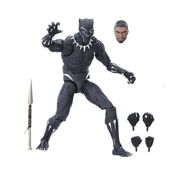 Imagem de Figura de Ação Pantera Negra da Marvel Boneco Hasbro E1199