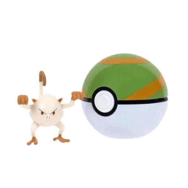 Imagem de Figura de Ação Pokémon Mankey + Pokebola Wave 7 Sunny