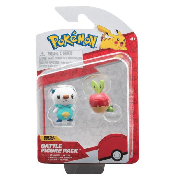 Imagem de Figura de Ação Pokémon Oshawott e Applin Battle Figure Sunny