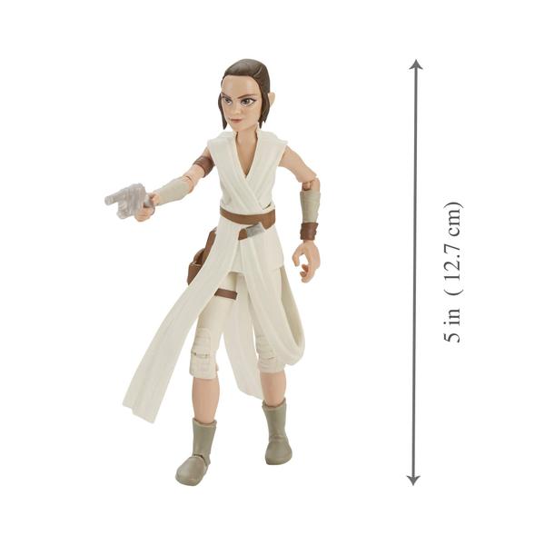 Imagem de Figura de Ação Rey - Star Wars Galaxy of Adventures - 12,7cm com Lightsaber