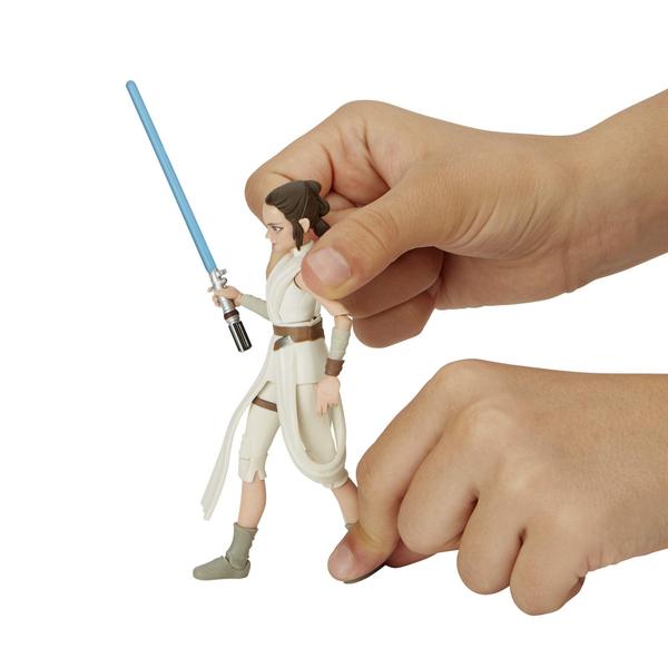 Imagem de Figura de Ação Rey - Star Wars Galaxy of Adventures - 12,7cm com Lightsaber