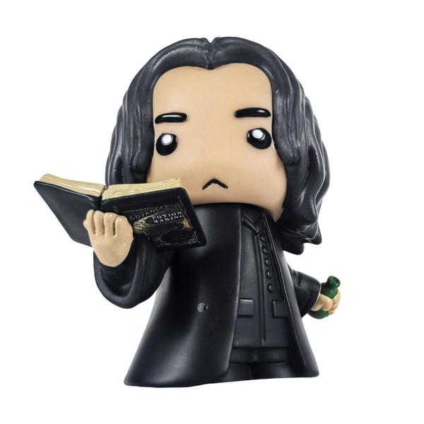 Imagem de Figura De Ação Severus Snape Boneco Articulado Decorativo Em Caixa Acrílica Coleção Harry Potter - Líder Brinquedos