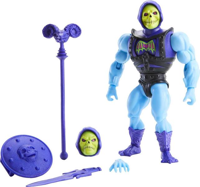 Imagem de Figura de ação Skeletor luxo MOTU Origins 5,5', p/ colecionadores e crianças 6-10 anos